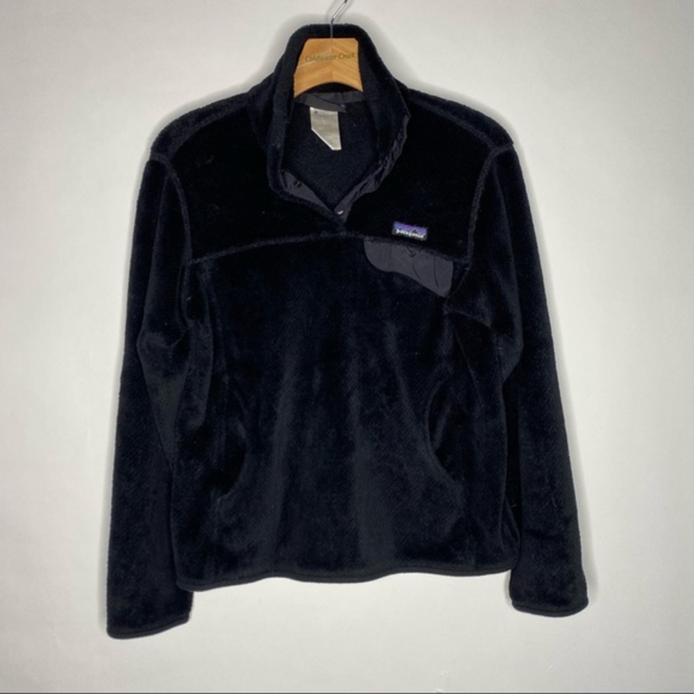Patagonia Black Women's Patagonia Re Tool T Snap Fleece Pullover